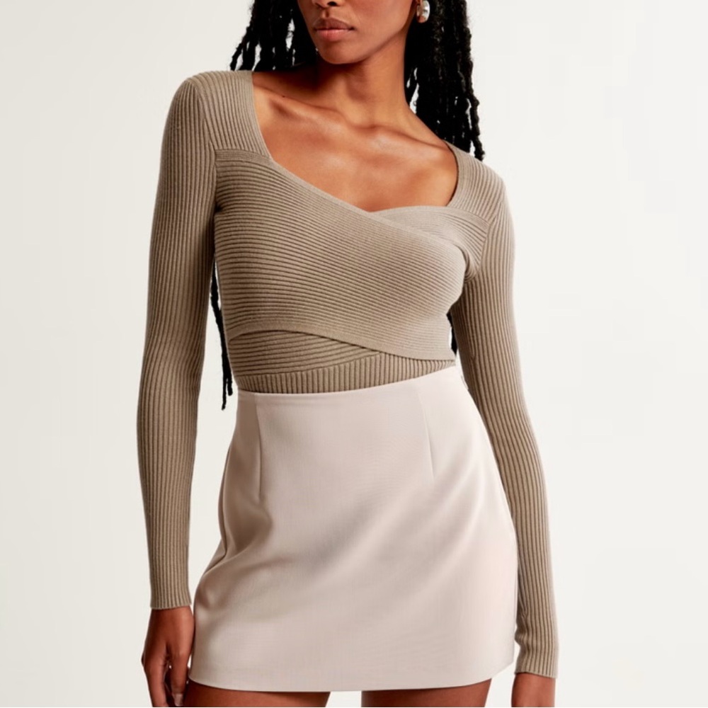 Abercrombie Sweater Wrap Bodysuit - Size Small